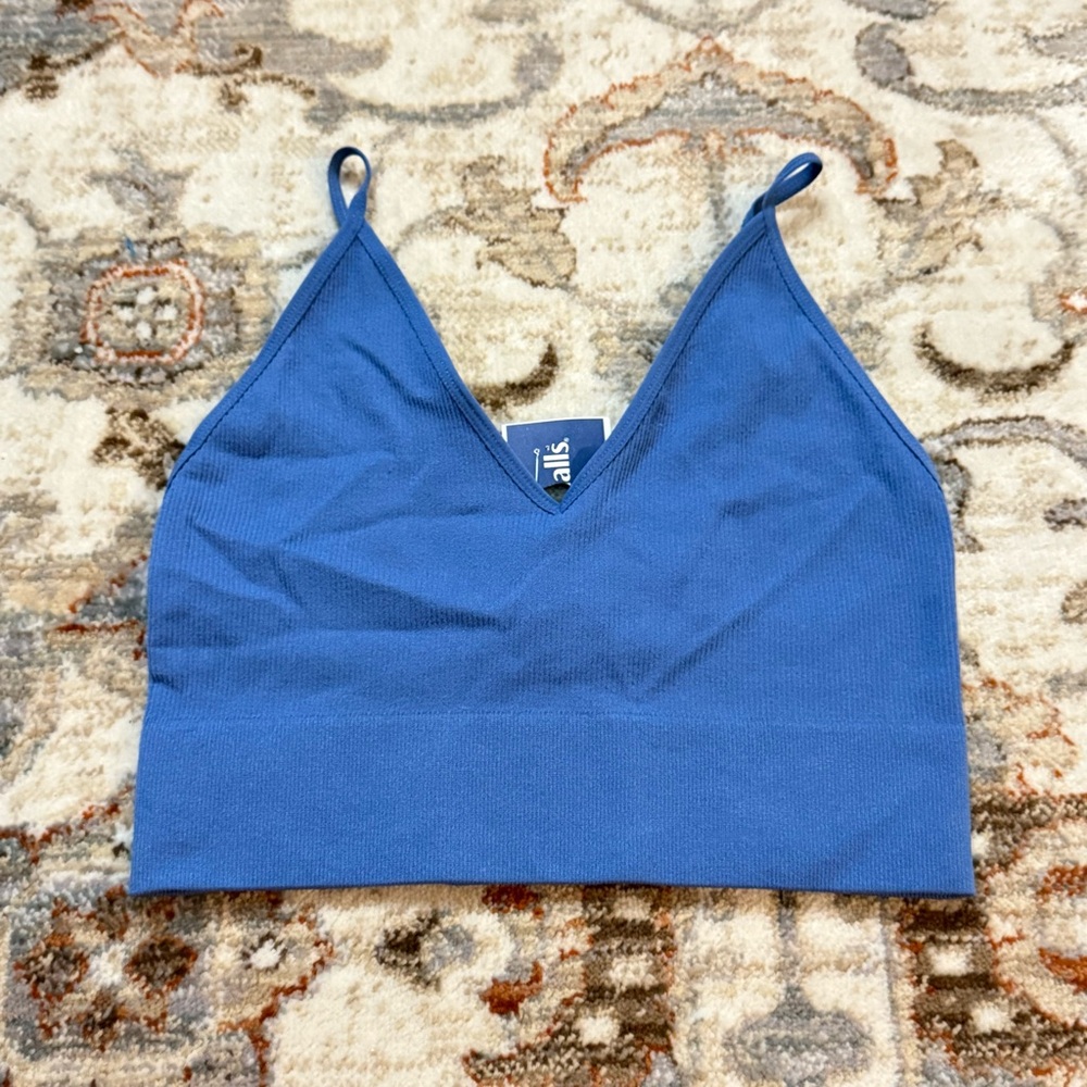 Blue bralette